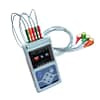 Grabadora Holter TLC9803 con cable de paciente de 3 canales conectado